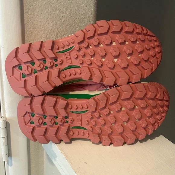 Vans UA Slip Hiker LX Wms 5.5/ Men’s 4 Skate Shoes Coral Almond Worn Once - Picture 9 of 11